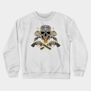 Golden Skull Crewneck Sweatshirt